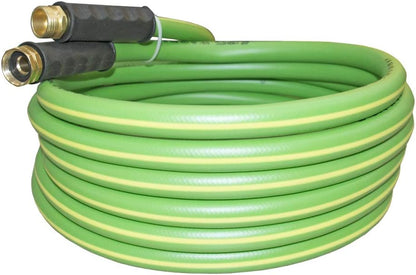 HQMPC Garden Hose Durable PVC Non Kinking Heavy Water Hose with Brass Hose Fittings