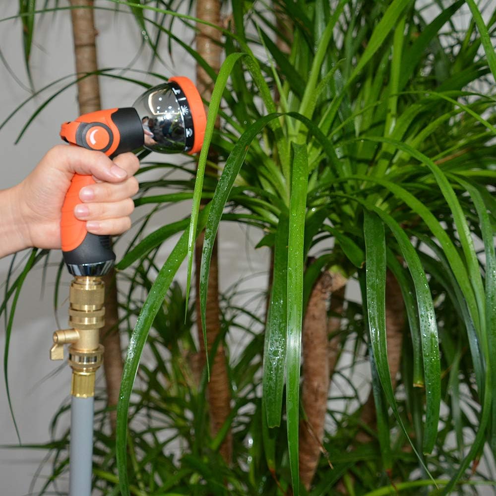 HQMPC Garden Hose Shut Off Valve 3/4" GHT Water Hose Shut Turn Off Valve Heavy Duty Ball Valve + Extra Pressure Washers