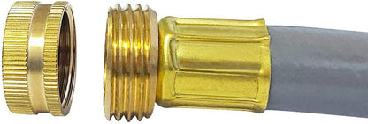 HQMPC Garden Hose Cap with Washer Brass Hose End Garden Hose Connector Brass Cap 3/4" NH Garden Hose Female Fitting Cap